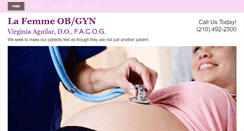 Desktop Screenshot of lafemmeobgyn.com