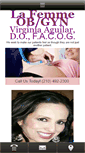 Mobile Screenshot of lafemmeobgyn.com